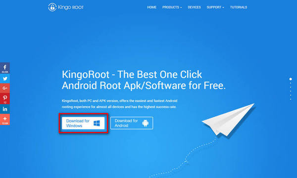 Rootee cualquier dispositivo Android con KingoRoot, la mejor herramienta de raíz con un solo clic para Android.